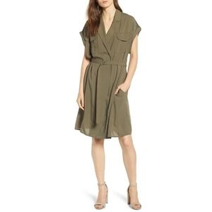 NEW AG Adriano Goldschmied Barbara Dress Dired Agave SIZE XS/100%AUTHENTIC